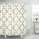 thumbnail image 1 of Cortina de ducha ABPHQTO Estampado trébol Marfil 150x180 cm, 1 of 1