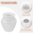 thumbnail image 4 of Uxcell Ceramic Chasen Stand 72mm Matcha Whisk Holder Tea Set Whisks Stand White, 4 of 7