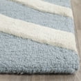 thumbnail image 3 of SAFAVIEH Cambridge Leon Geometric Wool Area Rug, Blue/Ivory, 8' x 10', 3 of 8