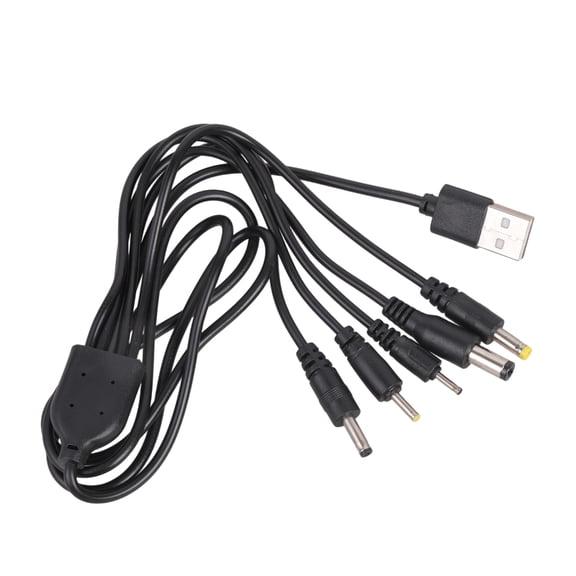 7829 USB 5V Charging Power Cable Quick Connector 5V USB to 5.5x2.1mm 4.0x1.7mm