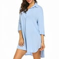 thumbnail image 3 of UVN Womens Swimsuit Cover Up Shirt for Summer Tops Bikini Beachwear Loose Beach Cover Ups Bathing Suit, 3 of 7