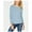 Blue - blue, variant on I.N.C Womens Pleat Front Pullover Sweater, Grey, XX-Large