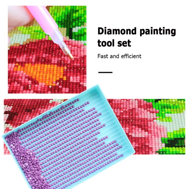 Cuadros Decorativos Kit de herramientas de pintura de diamante 5D Juego de accesorios artesanales de diamantes de imitación de bricolaje (06) Ndcxsfigh Nuevos Originales