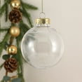 thumbnail image 3 of 10Pcs Christmas Clear Balls,Transparent DIY Shatterproof Hanging Christmas Ball,Hanging Fillable Plastic Decorative Ball,Christmas Ornament  for Party, Wedding, Home Decor, 3 of 4