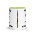 thumbnail image 2 of Happily Malcontent Mug (Green, 11 oz), 2 of 3