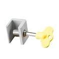 thumbnail image 3 of Cerraduras para ventanas corredizas perfke tapón de ventana con cerradura de tornillo de seguridad con llave un solo agujero, 3 of 9