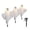 A003- C, variant on Solar Powered Halloween Ghost Lights with Stake Design, 5-Pack, Warm White, for Outdoor Yard, Halloween Decoration