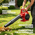 thumbnail image 3 of ORVELDIN 41BR25B2793 B210 25cc 2-Cycle Gas Powered Leaf Blower, Liberty Red, 3 of 9