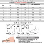 CMR CHAMARIPA Height Increasing Sneakers - Mens Sneakers That Make You Taller - High Top Mens White Sneakers 10 CM / 3.94 Inches