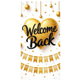 thumbnail image 2 of Welcome Back Banner with Rainbow and Pencils Colorful Backdrop for School Party Classroom Decoration Photography Props Festive Background Decor, 2 of 4