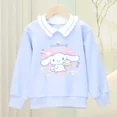 thumbnail image 4 of Sudadera con capucha de manga larga para niños, suéter con cuello de princesa Sanrios, dibujos animados, My Melody, Cinnamoroll, Kuromi, 4 of 5