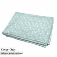 thumbnail image 5 of Pale Blue Floor Pillow Lounger Cover, Separate Droplets Motif in Different Colors Precipitation Drizzle Sky Image, Nap Mat Printed Fabric Case for 5 Pillows, 88" x 36", Blue White, by Ambesonne, 5 of 5