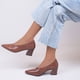 thumbnail image 1 of Sandalias Mujer Casual Cuadrado Tacón alto Sexy Serpiente Patrón Punta estrecha Zapatos de color sólido Wmkox8yii nm4100, 1 of 3