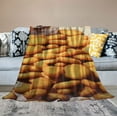 thumbnail image 2 of COMIO Chicken Nuggets Blanket Chicken Nugget Plush Chicken Blanket Novelty Gifts Funny Thow Food Blanket Flannel Air Conditioning Quilt Blanket, 2 of 6