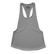 thumbnail image 5 of Chaleco deportivo sin mangas con cuello bajo en forma de T para mujer: top deportivo holgado de secado rápido y absorción del sudor, 5 of 5