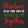 thumbnail image 2 of Christmas T-Shirt | Xmas Holiday Black Tee Gift, 2 of 5
