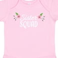 thumbnail image 4 of Inktastic Sister Squad with Pink Flowers Boys or Girls Baby Bodysuit, 4 of 5