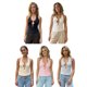 thumbnail image 3 of Top de verano para mujer con cuello halter, estilo bohemio, escote pronunciado, sin mangas, espalda descubierta, corte ajustado, ideal para fiestas y uso diario., 3 of 9