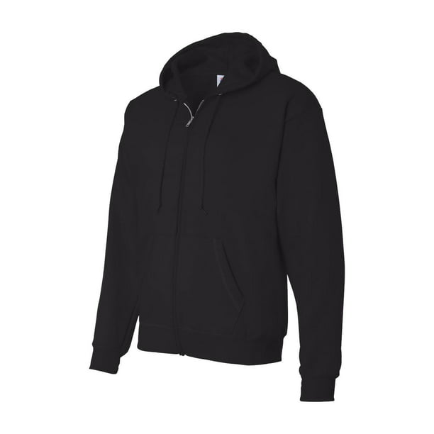 Hanes Mens Ecosmart Full-Zip Hooded Sweatshirt - Walmart.com