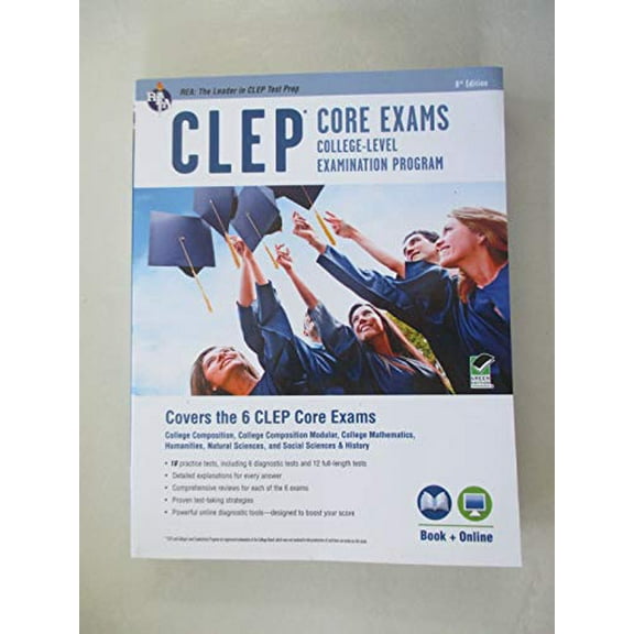 Pre-Owned CLEP® Core Exams Book + Online (CLEP Test Preparation) (Paperback) 0738611344 9780738611341