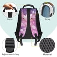 thumbnail image 4 of Aplkyhs Cherry Blossom Axolotl School Backpack for Students 6-18 Ergonomic Padded Adjustable Straps Large Capacity Water Resistant Book Bags for Kids Elementary Middle High School, 4 of 7