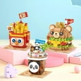 thumbnail image 6 of SKQIT 3-Packs Food Building Blocks Model Set,Cute Simulation Dessert Collection Particle Construction Building Bricks Toy,Home Decor, 6 of 7