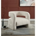 thumbnail image 4 of ACME Yitua Chaise d'Appoint en Sherpa Teddy Blanc, 4 of 6