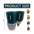 thumbnail image 4 of Pencil Pal Organizer, New Sharp-dull Pencil Holder, Cute Pencil Storage Organizer Desktop Accessories Red, 4 of 5