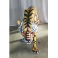 thumbnail image 4 of Nifao Life Size Fiberglass Tiger Statue, Captivating Majesty – Garden Outdoor Decor Sculpture, 92"L x 20"W x 40"H, 4 of 12