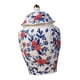 thumbnail image 1 of Tarro de jengibre de porcelana antigua | Tarro de té hecho a mano con tapa, florero Estilo A, 1 of 7