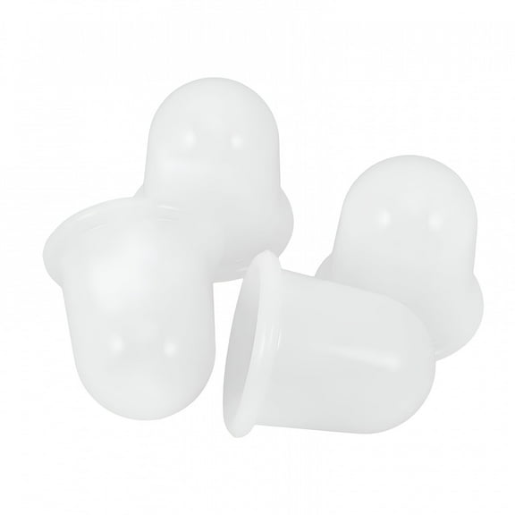 XIRQI 4 Pcs Silicone Cupping Device Adjustable Vacuum Cups Manual Set