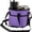 Deep Purple, variant on Family Size 4 Compartment Drink Carrier Bag Insulated Multiple Tumbler Holder Caddy with Adjustable Strap and Handle for Travel Sports Family Outings (Black)