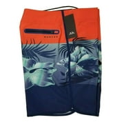 Men's Oakley Board Short Flower Block Seamless 19 Fire Red - Size 33