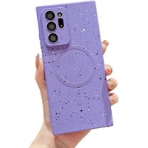 Case for Samsung Galaxy Note 20 Ultra Magnetic Polka Dot Art Note 20 Ultra Case Camera Protector Samsung Note 20 Ultra Case Soft Silicone Shockproof Cute for Women 6.9” (Purple)
