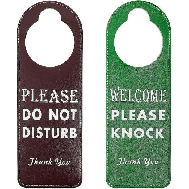 Do Not Disturb Door Hanger Sign - 2 Pack Please Do Not Disturb Sign^ccgv2