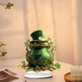 thumbnail image 4 of 1 Pcs St. Patrick's Day Table Decorations St Patricks Day Table Centerpiece Gnome Shamrock Clover Car Tabletop Signs Rustic Farmhouse Irish Tiered Tray Decor for Home Kitchen Office, 4 of 9