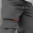 thumbnail image 6 of Men’s Elastic Waist Cargo Work Pants Casual Lightweight Wrinkle Free Outdoor Gym Sweatpants, 6 of 8