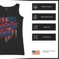 thumbnail image 6 of Country Girl USA Flag Women's Tank Top Patriotic Southern Cowgirl Red White Blue American Pride Life Lovers Gift, 6 of 7