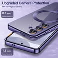 thumbnail image 5 of JETech Electroplated Case for Samsung Galaxy S24 6.2-Inch, Camera Lens Full Protection, Compatible with MagSafe Wireless Charging, Shockproof Soft TPU Phone Cover (Cobalt Violet), 5 of 7