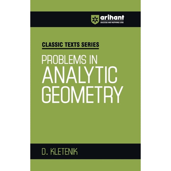 Problems in Analytic Geometry, (Paperback)