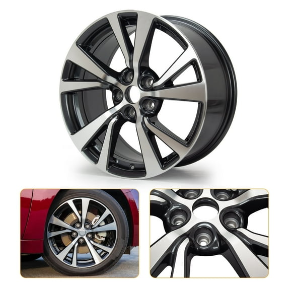 18" Replacement Wheel Rim 18x8.5-inch 5-Lug Machined Grey, for 2016-2018 Nissan Maxima OEM Design 62721