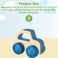 thumbnail image 2 of PlanToys® Wooden Timber Trail EV | Montessori Push and Roll Toy for Fine Motor Skills, Coordination and Cause and Effect Learning | Eco Friendly Baby Toy for Sensory and Active Play, 2 of 9