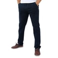 thumbnail image 3 of Pantalón de gabardina stretch John Silver  Corte recto color azul petróleo, 3 of 5