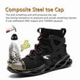 thumbnail image 2 of Botas de trabajo con punta de acero indestructibles para hombre, botas para exteriores, zapatos militares de seguridad, 2 of 5