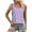 #Purple, variant on Otvok 2025 Womens Vests Fashion Solid Round Neck Sleeveless Casual Summer Tank Top