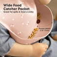 thumbnail image 4 of Baberos para Bebés KeaBabies Paquete de 2 de Silicona Impermeables con Capturador de Comida, 4 of 9