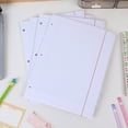 thumbnail image 7 of Sylvtty 200 Sheets Loose Leaf Paper 8'' x 10.5'' College Ruled Filler Notebook Paper 3-Hole Punched Binder Lined Paper for 3 Ring Binders, 7 of 7