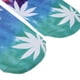 thumbnail image 3 of Calcetines suaves con estampado 3D de flamenco, piña y perrito caliente para hombre y mujer Hojas, 3 of 8