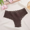 thumbnail image 6 of Seamlesses Women Underwear Thongs,Not Show Ladies Thong,Stretch Low Waist G-String Comfortable Panties,Soft Undies Gifts, 6 of 9