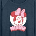thumbnail image 3 of Mickey & Friends - Minnie Pink - Women's Lightweight French Terry Long Sleeve Shirt, 3 of 5